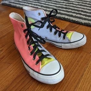 Neon Converse Hi Tops